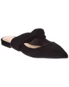 Stuart Weitzman Solange Suede Mule In Black
