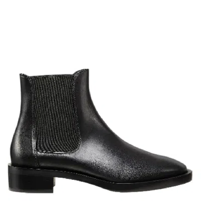 Stuart Weitzman Sondra Sleek Chelsea Boot In Black