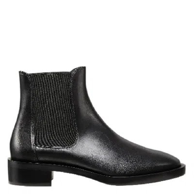 Stuart Weitzman Sondra Sleek Chelsea Boot In Black