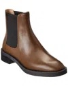 Stuart Weitzman Sondra Leather Chelsea Boots In Brown