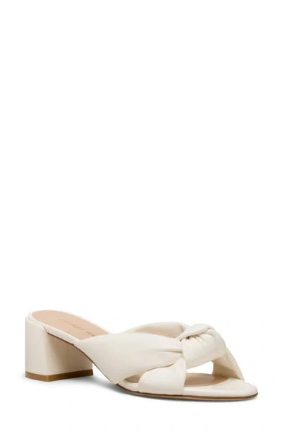 Stuart Weitzman Soplaya Block Slide 50 In White