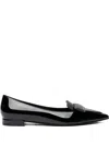 Stuart Weitzman Sovinnie Ballet Flats In Black