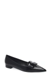 Stuart Weitzman Sovinnie Flat In Black