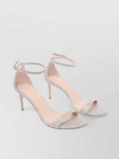 Stuart Weitzman Sparkling Ankle Strap Stiletto Pumps