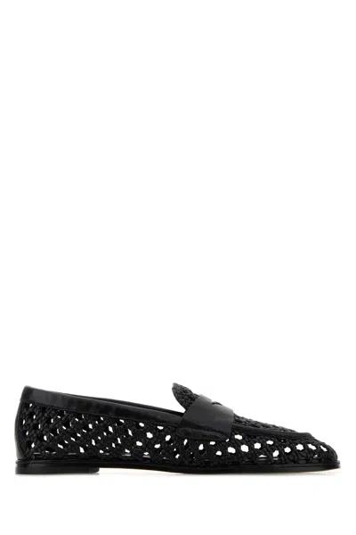 Stuart Weitzman Loafer Woman Color Black In Multi