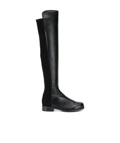 STUART WEITZMAN SPLICING DETAILS AND KNEE BOOTS