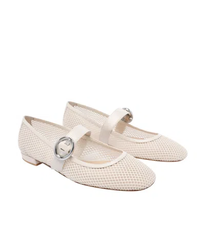 Stuart Weitzman Square Toe Ballet Flats