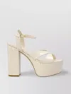 Stuart Weitzman 'squarehigh' Open Toe Sandals With Platform Sole