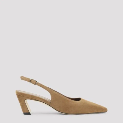 Stuart Weitzman Vinnie Slingback Pump 50 In Brown