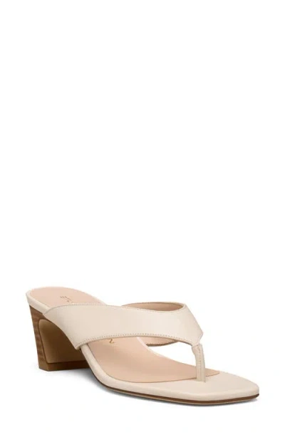 Stuart Weitzman Stassi 50 Thong Sandal In Neutral