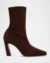 Stuart Weitzman Stassi 85mm Stretch Booties In Multi