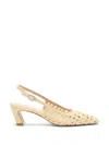 Stuart Weitzman Stassi Interwoven Slingback Pumps In Multi