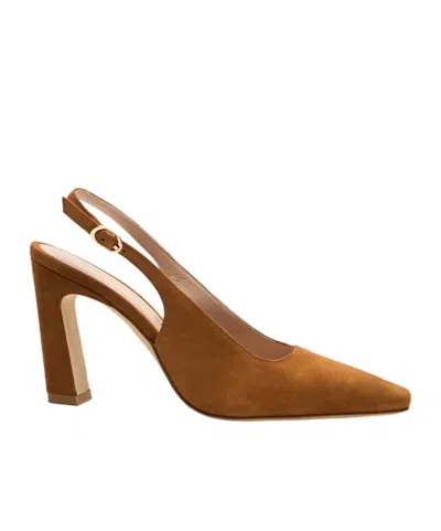 Stuart Weitzman Stassi Slingback Suede Pumps In Multi