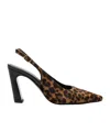Stuart Weitzman Stassi Leopard-print Slingback Pumps In Leopard