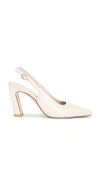 Stuart Weitzman Stassi Slingback 85 Pump In White