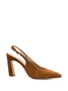 Stuart Weitzman Stassi Slingback Suede Pumps In Multi