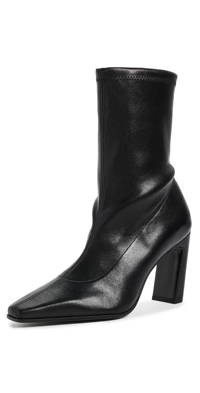 Stuart Weitzman Stassi Stretch Booties Black