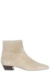 Stuart Weitzman Stassi Zip Booties In Neutral