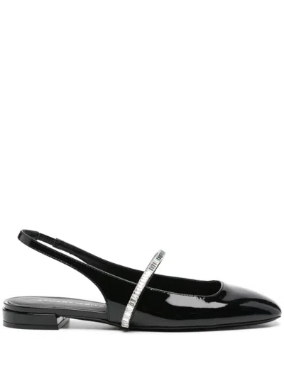 Stuart Weitzman Stefanie Ballet Flats In Black