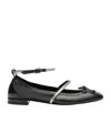 Stuart Weitzman Stefanie Ballet Flats In Black