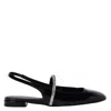 Stuart Weitzman Stefanie Ballet Flats In Black