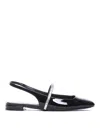 Stuart Weitzman Stefanie Ballet Flats In Negro