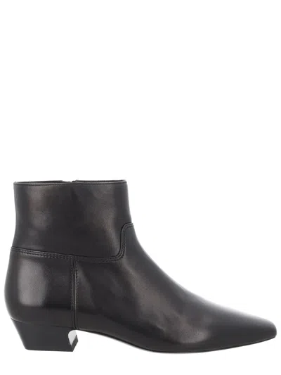 Stuart Weitzman Stassi Zip Bootie In Black