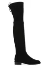 Stuart Weitzman Stivali Lowland In Pelle Scamosciata Nera