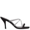 Stuart Weitzman Strapeze Crystal 85 Mules