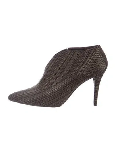 Pre-owned Stuart Weitzman Striped Boots In Multi