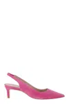 Stuart Weitzman Stuart Power 75 Suede Slingback Pumps