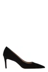 STUART WEITZMAN STUART 75 PUMP;BLK;5.5 C