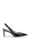 Stuart Weitzman Eva Patent Slingback Pumps In Black