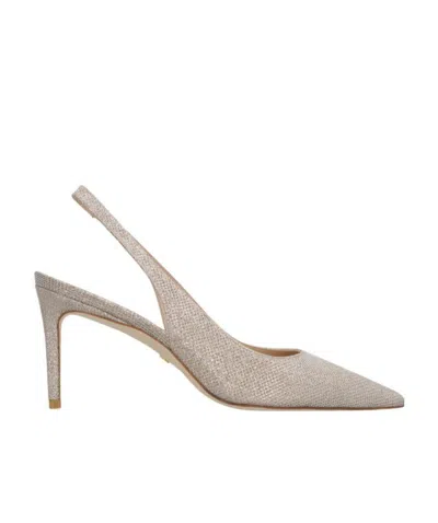 Stuart Weitzman Stuart 75mm Slingback Pump In Nude