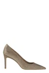 Stuart Weitzman Linsi 75 Pump In Gold