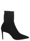 Stuart Weitzman Stuart 85 Bootie - Stretch Suede Ankle Boot In Black