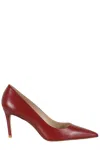 Stuart Weitzman Stuart 85mm Leather Pumps In Uix Rioja