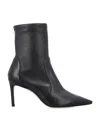 Stuart Weitzman 75mm Stuart Power Zip-detail Pointed-toe Boots In Black