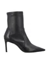 Stuart Weitzman 75mm Stuart Power Zip-detail Pointed-toe Boots In Black