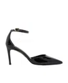 Stuart Weitzman 100mm Pointed-toe Leather Pumps In Black