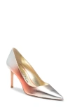 Stuart Weitzman Stuart 85mm Pump In Clementine Multi