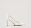 Stuart Weitzman Felicity Bow Pointed Toe Pump In Multi