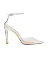 Stuart Weitzman Stuart Glam 115mm Pumps In White