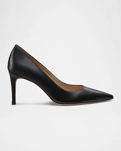 STUART WEITZMAN STUART LEATHER STILETTO PUMPS