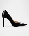 Stuart Weitzman Stuart Patent Leather Stiletto Pumps In Black