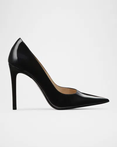 Stuart Weitzman Stuart Patent Stiletto Pumps In Black