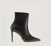 Stuart Weitzman Stuart Pearl 100 Zip Bootie The Sw Outlet In Black