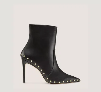 Stuart Weitzman Stuart Pearl 100 Zip Bootie The Sw Outlet In Black