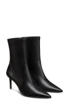 Stuart Weitzman Stuart Pointed Toe Bootie In Black