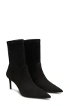 Stuart Weitzman Stuart Pointed Toe Bootie In Black